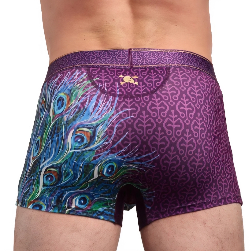 Skull & Bones Peacock Trunks NWT - Picture 2 of 4